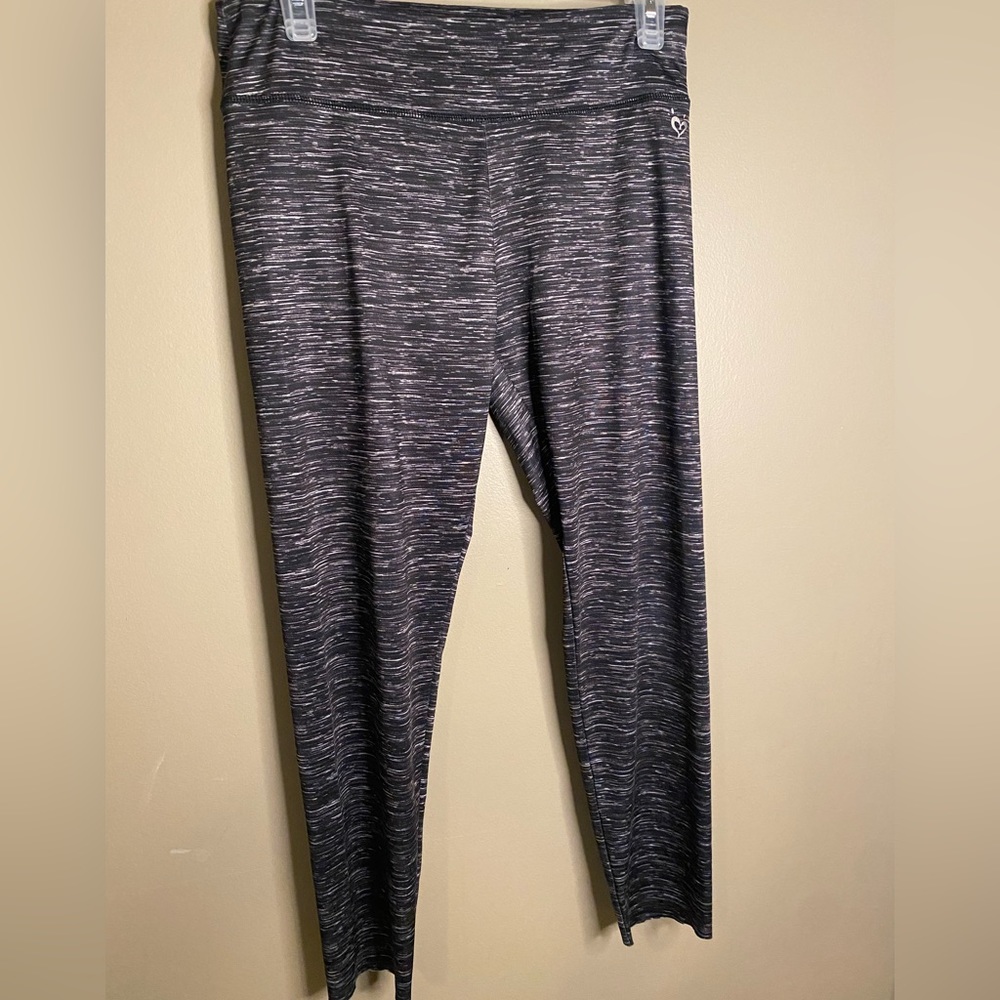 black and white galaxy printed leggings